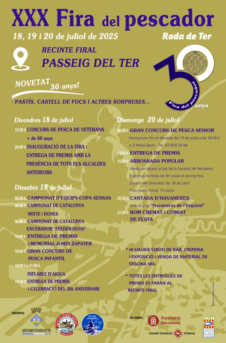 cartell fira del pescador 2025