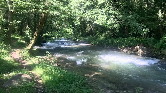 riu de muntanya estiu